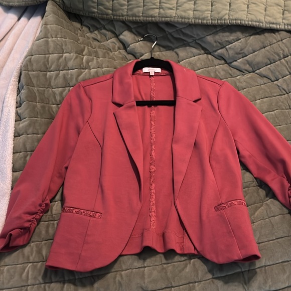 Polyester blend blazer - Picture 2 of 8